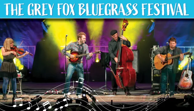 musicians performing at the grey fox bluegrass festival