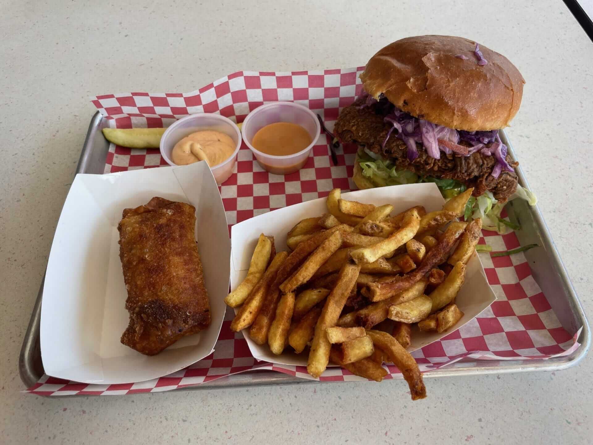 old factory brewing company fried food
