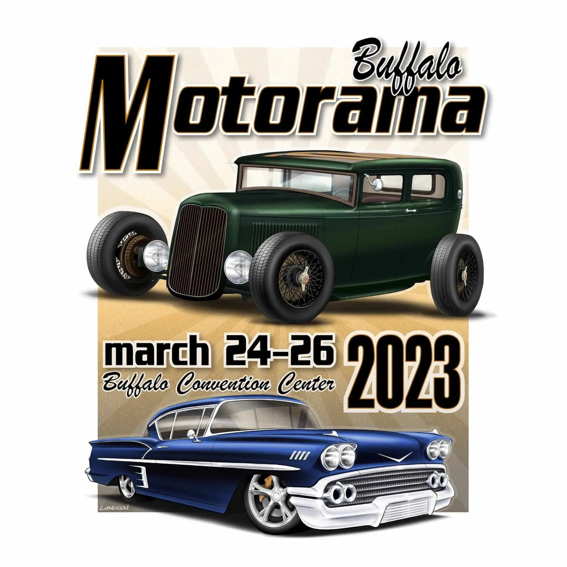 Buffalo Motorama New York by Rail