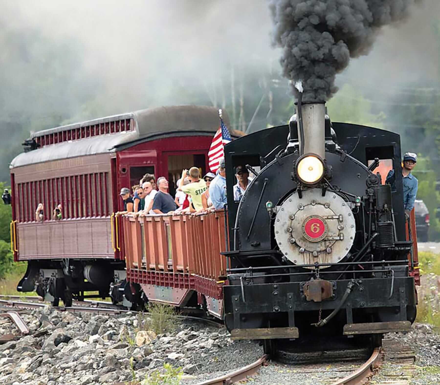 Adirondack Railroad Scenic Train Rides in New York