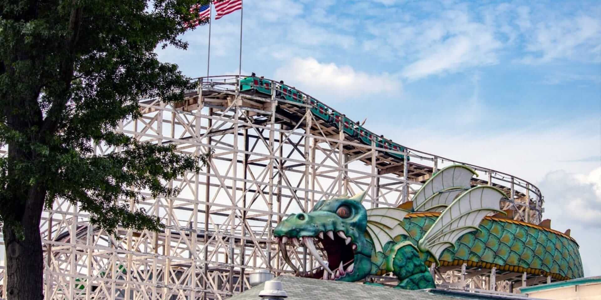 Take a ride on the Rye Playland Dragoncoaster