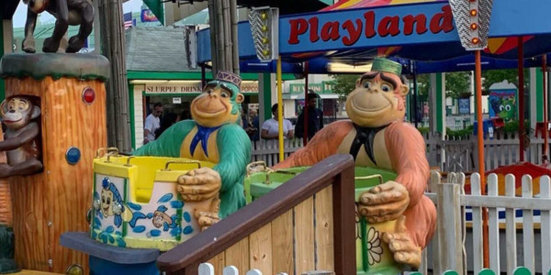 Meet the monkeys at Rye Playland