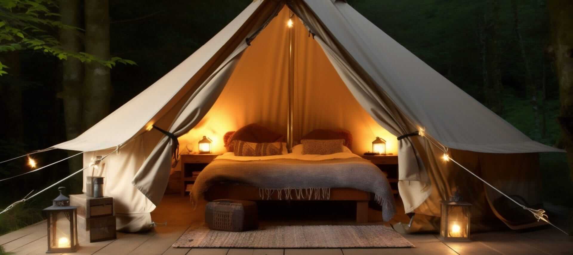 Spend a night or two glamping in upstate New York.