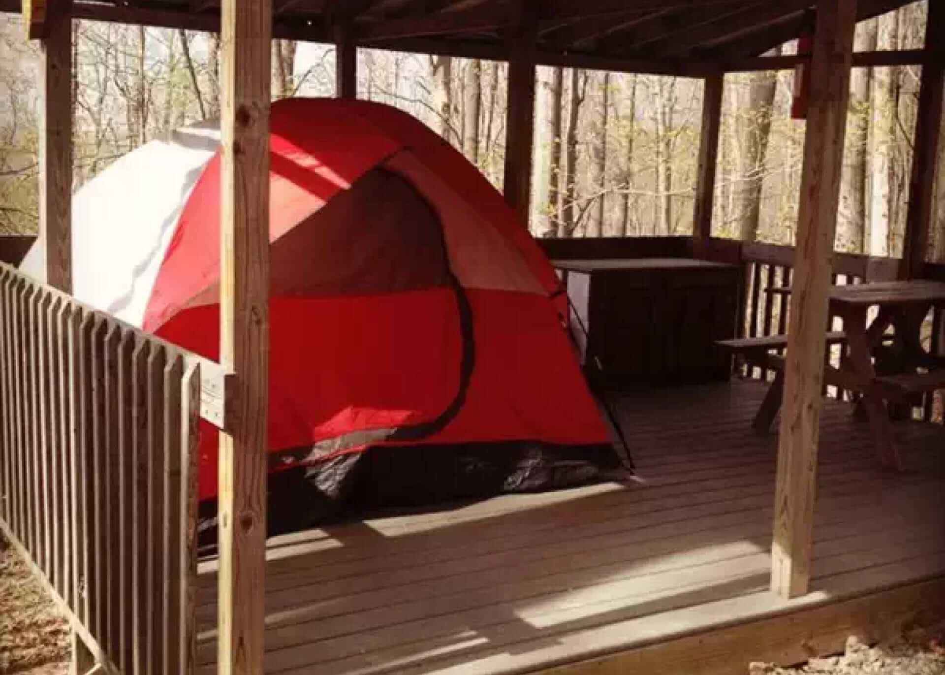 Camp in style on Mount Beacon