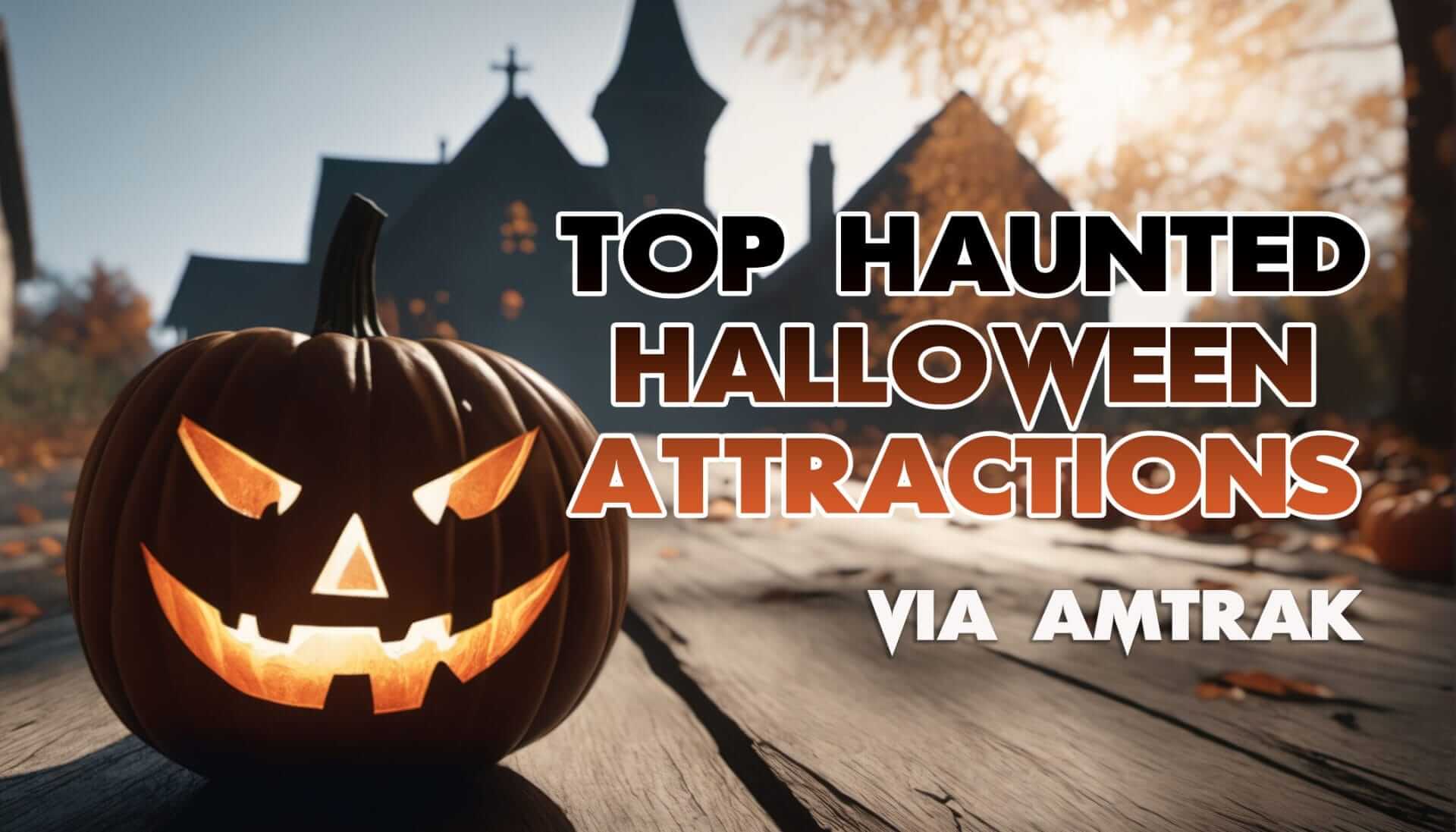 top halloween attractions via amtrak