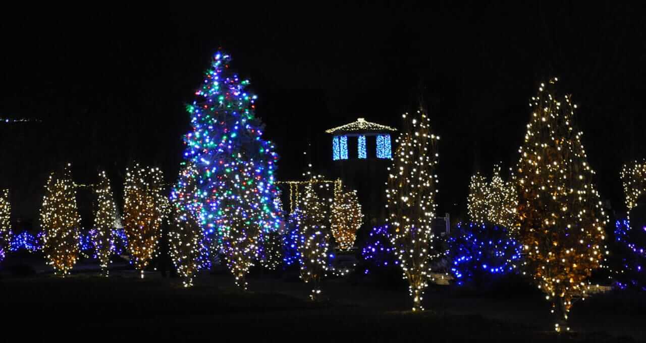 Grand Holiday Illumination at Untermyer Gardens