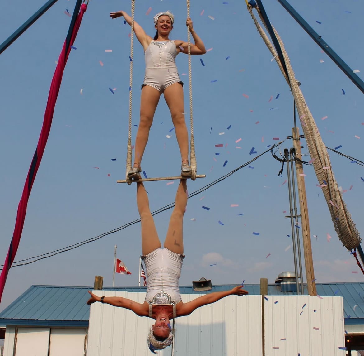 festival of fools acrobats